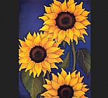 Unknown Artist Sunflowers by Will Rafuse painting